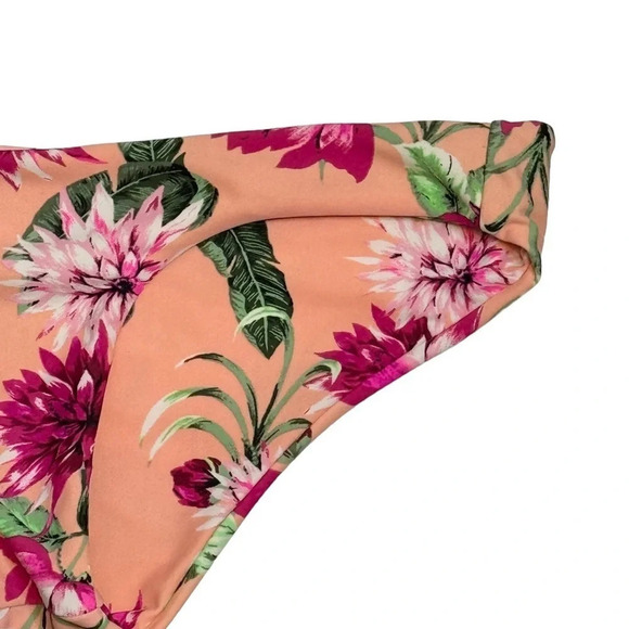 Tori Praver | Seafoam Bikini Two Piece Floral Wrap Around Cheeky - Picture 8 of 15